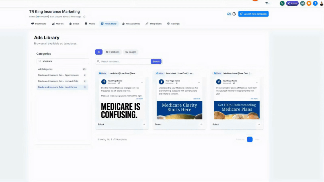 Medicare Ads Library